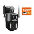 8MP DualLens AI Detection Record Dual Screen IP Cam Outdoor Video
