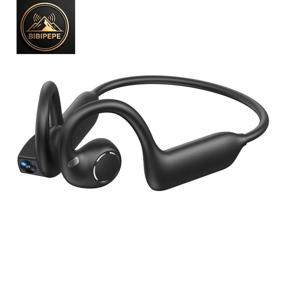 8MP HD Camera Open Ear Wireless Bluetooth Headphones, Eis Stabilized 1080P Video Recording, Hands-Free First-Person Pov, AI Smart Assistant, Waterproof Sports Earbuds for Vlogging Running