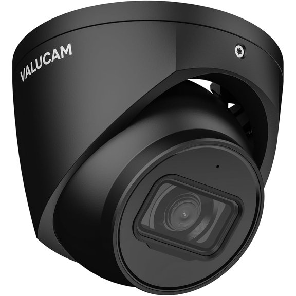 8MP IP Camera, DMSS/SmartPSS Lite, 4K PoE Turret Outdoor Starlight Camera with Mic, Human/Vehicle Detection, IVS, Intrusion Tripwire Alarm, 2.8mm 125Wide Angle, Metal IP67, H265+, 256GB