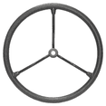 thumbnail image 1 of 8N3600 New Steering Wheel for Ford Tractors Models 8N, NAA, 500, 600+, 1 of 4