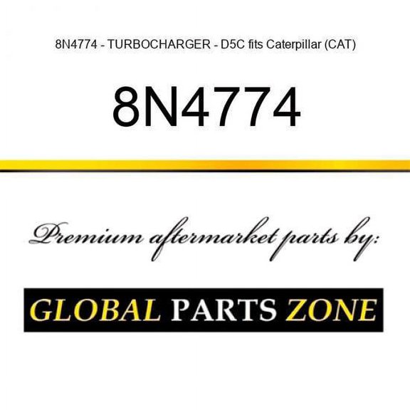 8N4774 - TURBOCHARGER - D5C fits Caterpillar (CAT)