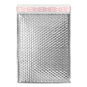 8NET 6.5x10.5" Cool Shield Thermal Bubble Mailers, Case of 150 Foil Matte Glamour Mail Envelopes, Self Sealing Adhesive Water Tear and Puncture Resistant Cool Shipping package