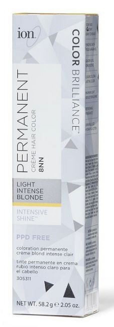 8NN Light Intense Blonde , Ion Color Brilliance Permanent Creme Hair ...