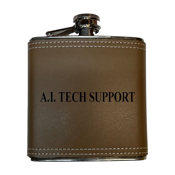 8OZ - A.I. Tech Support - BLACK, RED, STAINLESS, OR 6OZ LEATHER