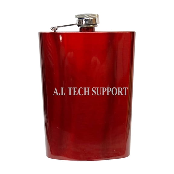 8OZ - A.I. Tech Support - BLACK, RED, STAINLESS, OR 6OZ LEATHER