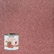 8OZ ROSE GOLD GLTR PAINT