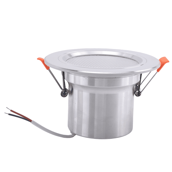 8Ohm 10W Bathroom Ceiling Speaker Background Music System Moisture-Proof Aluminum Can Fashion In-Ceiling