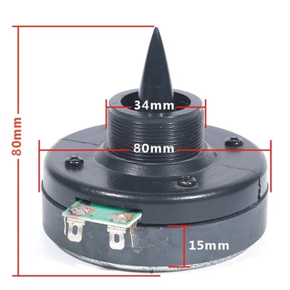 8Ohm Treble Horn Speakers Driver Head Speakers Horns Driver Dome Tweeter Head Driver Loudspeaker Treble Horn Drives