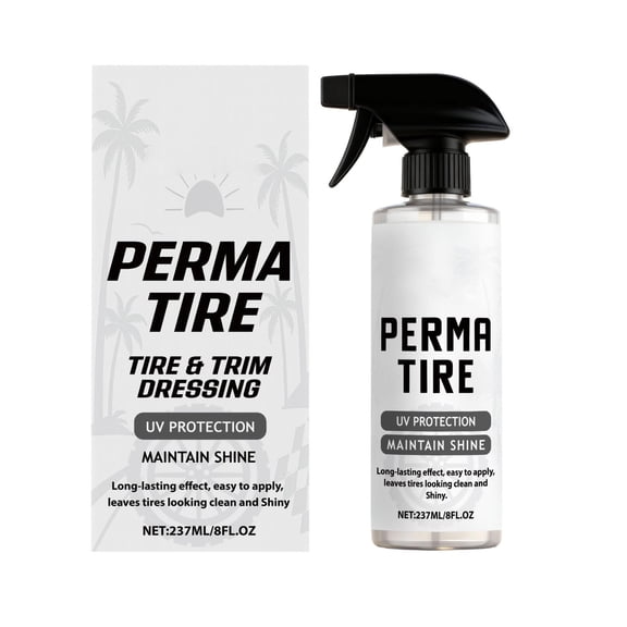 8Oz Car Tire Shine Polish Spray For Glossy Finish And Protective Care On All Rubber Tires No-Sling Technology Long-Lasting Shine Uv And Oxidation Shield