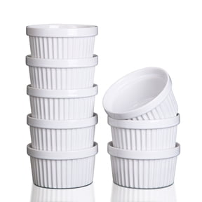 Porcelain Ramekins for Baking and Serving
