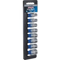 Channellock Products Metric 1/2" Drive 12-Point Shallow Socket Set (8-Piece)