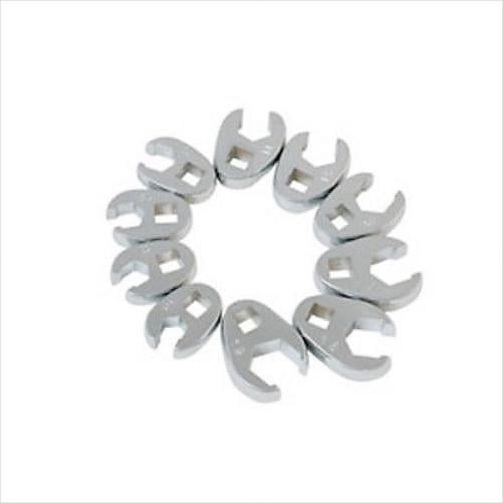 8PC 3/8 Dr Sae Standard Flare Nut Crowsfoot Wrench Tool Set Crows Foot