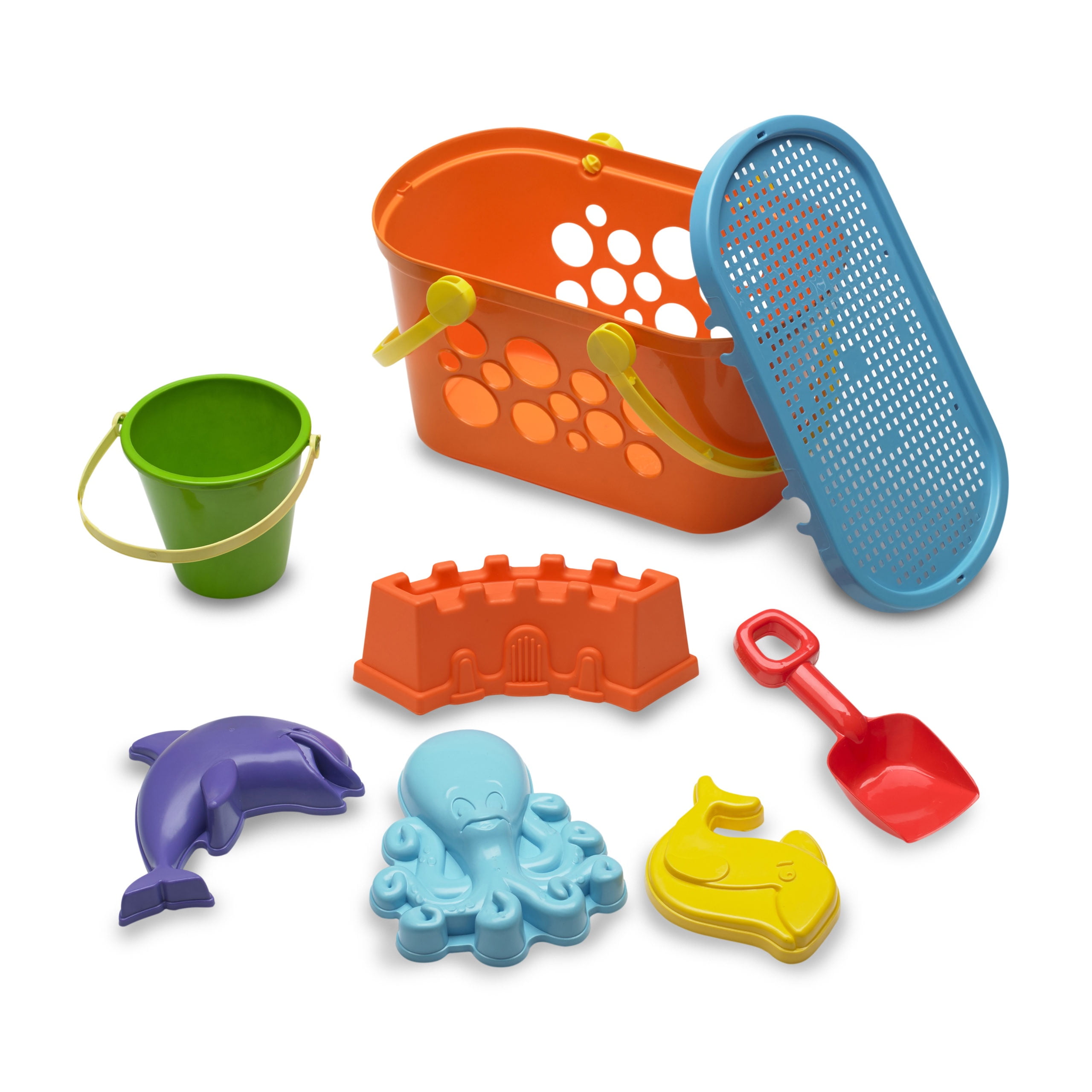 8PC Beach Basket Set
