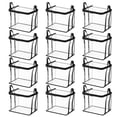 thumbnail image 1 of 8PC Clear PVC Clothing Storage Box with Double Zipper & Reinforced Carry Handles, Foldable Stackable See Through Closet Organizer Bin for Blankets Towels Sweaters Toys,15IN, 1 of 7