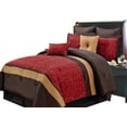 thumbnail image 1 of 8PC Comforter Set: Full Size, Atlantis Nature Inspired Colors, Lavishing Embroidered Comforters, 1 of 1