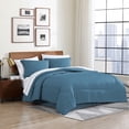 thumbnail image 1 of Swift Home 8PC Bed in a Bag, Full, Blue (Comforter, Sheets, Pillowcases, Bed Skirt, Shams), 1 of 5