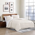 thumbnail image 1 of Swift Home 8-Piece King Microfiber Comforter Bedding Set, Coconut Milk, OEKO-TEX Certified, 1 of 5
