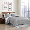 thumbnail image 1 of Swift Home 8PC Lt Gray King Bedding Set - Comforter, Sheets, Pillowcases, Bedskirt, Shams, 1 of 5