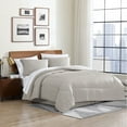 thumbnail image 1 of Swift Home 8-Piece Modern Bed-in-a-Bag Complete Bedding Set, King, Taupe, 1 of 5