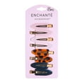 thumbnail image 1 of Enchante Accessories Multi‑Color Non‑Slip Creaseless Hair Clips, No‑Dent Styling Clips for Makeup, Heat‑Free Hair Styling & Sectioning, 8 Count, 1 of 8