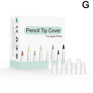 Apple Pencil Tips 4pcs, Metapen Replacement Tips for iPad Apple Pencil 2nd  and 1st Generation (1:1 Original Size Durable) 