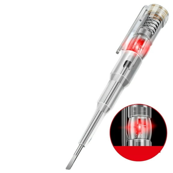 8PCS 110V Intelligent Voltage Tester Pen Non-Contact Induction Digital Power Detector Pencil Electric Screwdriver Probe Circuit ,High&Low Sensitivity