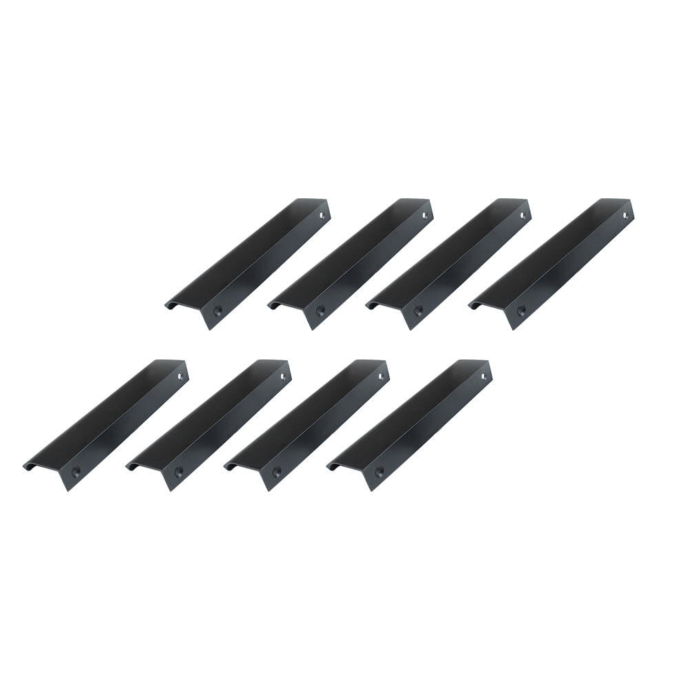 8PCS 120mm Concealed Finger Pull Handle Aluminum Alloy Hidden Door