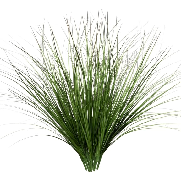 8PCS 17.3" Fake Plants Artificial Wheat Grass Greenery Plastic Plants Fake Grass Artificial Plants for Outdoor Decor Artificial Flower with Greenery Stems for Indoor Home Decoration