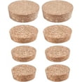 thumbnail image 1 of 8PCS 4 Sizes Tapered Cork Stoppers Wine Cork Bottle Plug Decanter Wooden Replacement Barrel Plugs for Wine Beer Whiskey Decanter Carafe Bottle Glass Bottles Mason Jars, 1 of 6