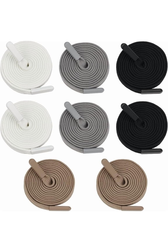 8PCS 55Inch Flat Hoodie Drawstring Cords Replacement 4 Colors Hoodies Drawstring Flat Cord String Draw String