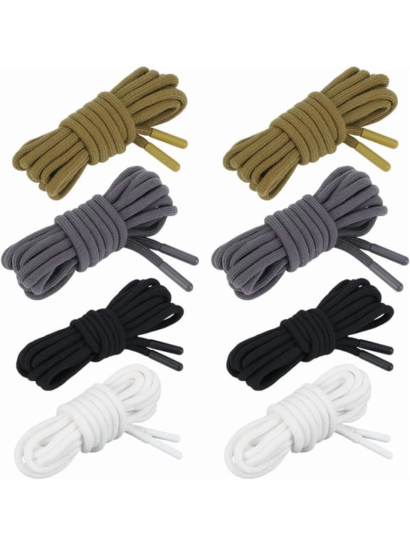 8PCS 55inch Drawstring Cords Replacement 4 Colors Hoodie String Replacement Hood Cord for Sweatpants Pants Shorts Jackets Coats