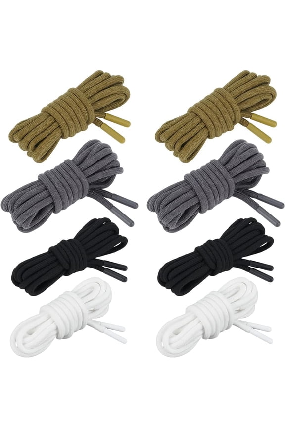 8PCS 55inch Drawstring Cords Replacement 4 Colors Hoodie String Replacement Hood Cord for Sweatpants Pants Shorts Jackets Coats