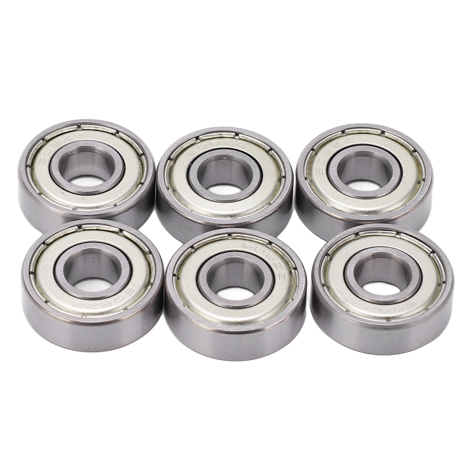 8PCS 608 Roller Skate Bearings Speed Smoothly Low Friction Bearings Skate Board Carbon Steel