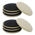 thumbnail image 1 of 8PCS 8.9CM Large Furniture Moving Sliders Pads Carpet Felt Gliders Feet Movers TAPDRA Spare Part, 1 of 4