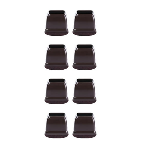 8PCS- Adjustable Furniture Cups with Clamp Hardwoods Floors Rubber Cushion Anti -Slip Furniture Caster Cups Bed Desk Chair Risers Increasing Leg Cups,Suitable for chair corners of 15-20mm