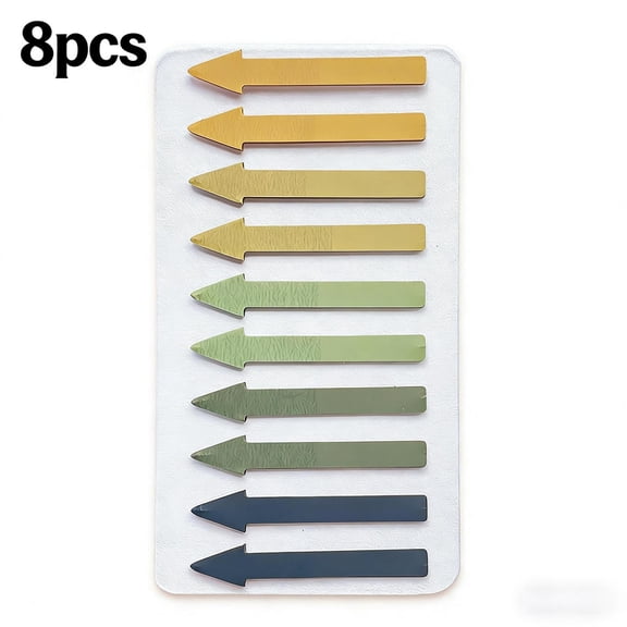 8PCS Arrow Shape Sticky Notes, Cute Colorful Sticky Pads, Easy to Stick for Home, Office, Notebook