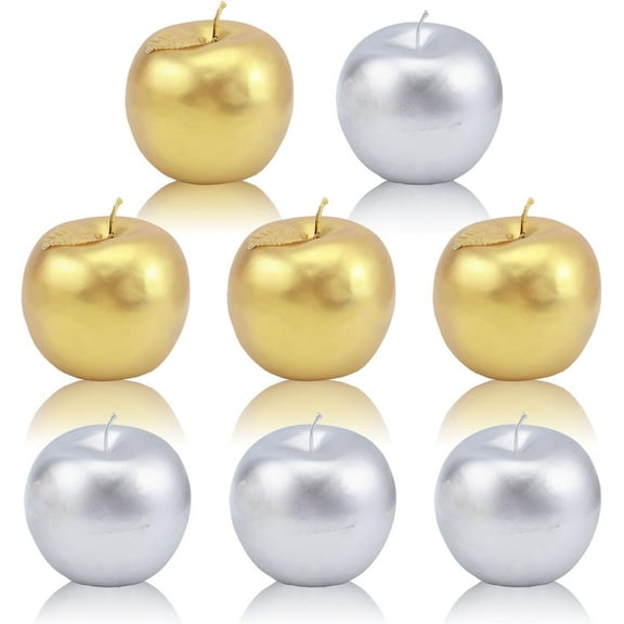 8PCS Artificial Apples Fake Frutis Apples Simulation Artificial Fruit Simulation Artificial Lifelike Fake Foam Apples for Home Kitchen Wedding Party Photography Christmas Decoration Mixed Color
