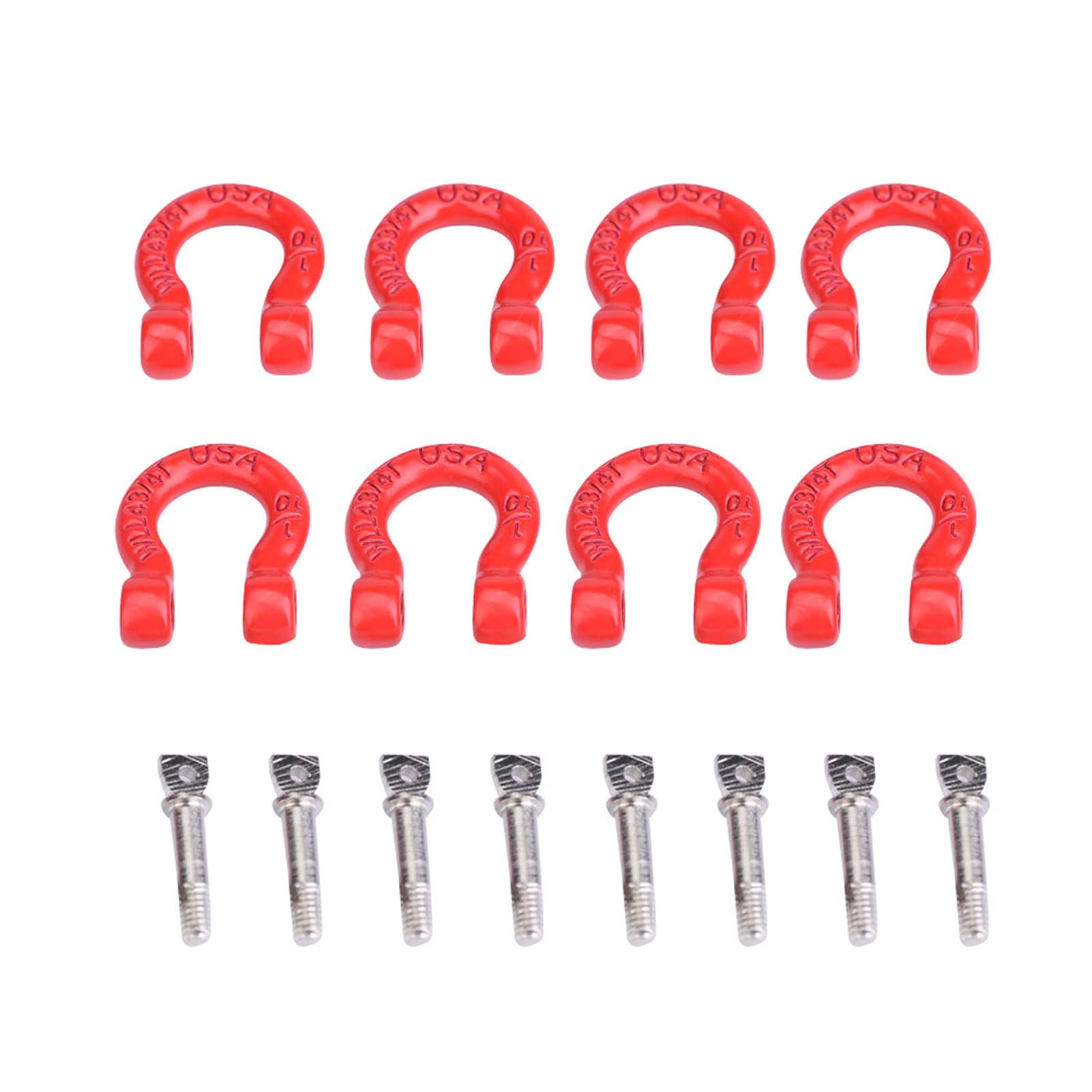 8PCS Assemble Parts Metal Tow Shackle Rescue Lock Catch For RC Climbing 8pcs-assemble-parts-metal-tow-shackle-rescue-lock-catch-for-rc-climbing