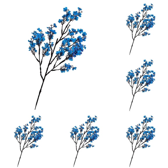 8PCS Baby’s Breath Artificial Flower – 18.5" Faux Silk Bouquet for Home, DIY, Wedding & White Elephant Giftsa