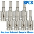 thumbnail image 1 of 8PCS Car Audio Amp Input Reducer 4 Gauge to 8 Gauge Wire Reducer Power and Ground, 1 of 11