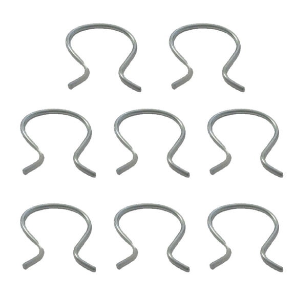 8PCS Car Horseshoe Clips 2288 For Chevrolet For Pontiac For Buick 1949- 1970 Door Handle Window Crank Retaining Clip Plastic