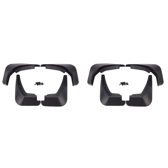 8PCS Car Mud Flap Splash Mudguard Front Rear Set for Fiesta