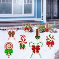 thumbnail image 1 of 8PCS Christmas Candy yard Decorations Plastic Outdoor Peppermint Lollipop Candy Signs with Stakes for Winter Holiday Christmas Outside Yard Pathway Lawn Decor Supplies, 1 of 9