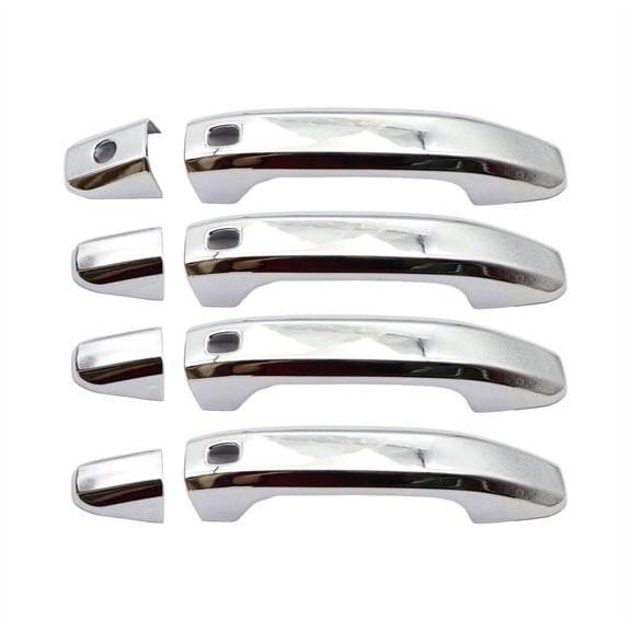8PCS Chrome Door Handle Cover For Chevy Silverado 1500 For GMC Sierra 1500 New
