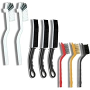 8PCS Cleaning Brush Set, Multi Purpose Gap Brush for Kitchen,Bathroom,Car, Grout, Window Tracks,Bathtub,Vehicle,Faucets,Bowl,Teapot,Cup, Home Essentials Scrub Cleaning Tools,Hard Crevice Cleaning