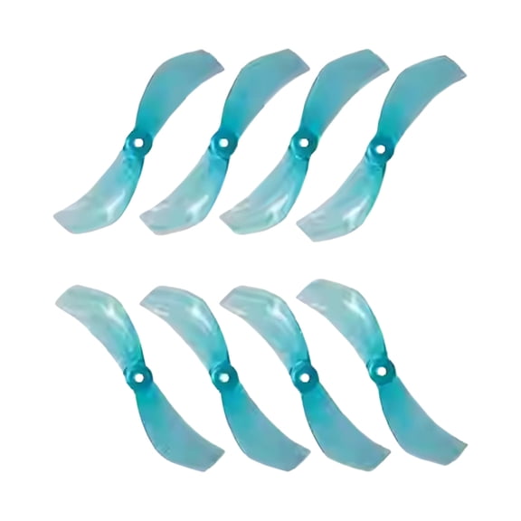 8PCS Competition Grade Propellers 40mm 2 Blade Design Each Optimized for FPV Racing Performances
