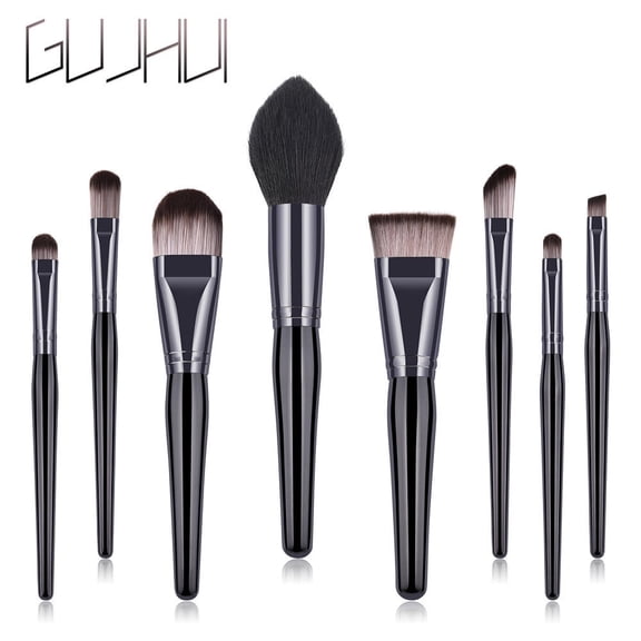 8PCS Cosmetic Makeup Brush Set - Foundation Powder Eyeshadow Eyebrow Blush Brush Kit, Make Up Brushes Set, Makeup Brushes & Tools, Professional Makeup Brush Set, Small Cosmetic Brush Set Travel