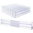 8PCS Drawer Dividers Organizer Adjustable Storage Clothes