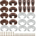8PCS Drawer Slide Track Guide Glide for kenlin for Rite Trak 2 for