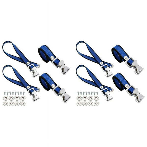 8PCS Drywall Stilts Straps, Adjustable Drywall Foot Band Straps Kit,Replacement Part for Stilts